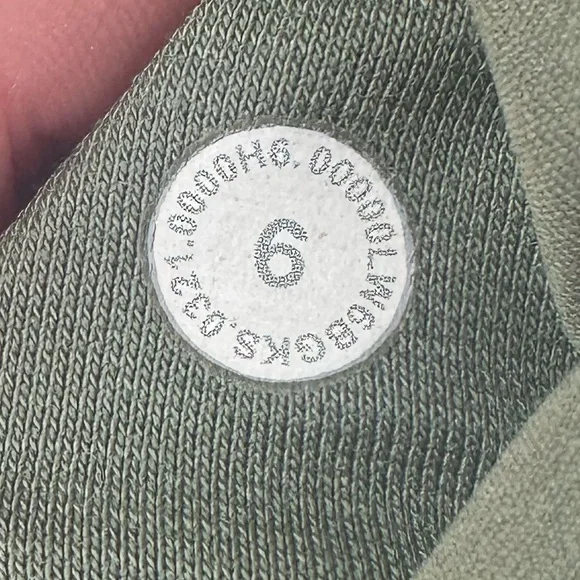 Lululemon Align High-Rise Crop 23" Green Twill Size 6 - Picture 4 of 6